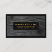 Graankorrel - Zwarte rand - Carrousje Visitekaartje (Voorkant)