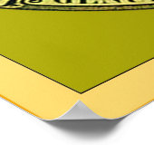 Graanmerk ~  label voor kauwtabak poster (Hoek)