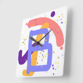 GRAANMONOGRAM INITIAAL B VIERKANTE KLOK (Hoek)