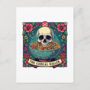 Graanmoordenaar familie graanliefhebbers feestdagenkaart