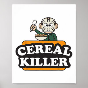 Graanmoordenaar Voedsel Pun Humor Kostuum Fun Hall Poster