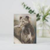 Graanschilder voor  olie briefkaart (Staand voorkant)