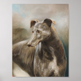 Graanschilder voor olie poster