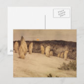 Graanstammen in Moonlight Briefkaart (Voorkant / Achterkant)