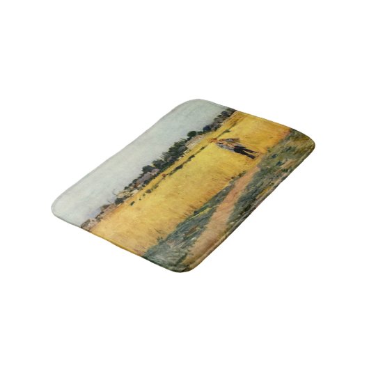 Graanveld (door Berthe Morisot) Badmat (Gekanteld)