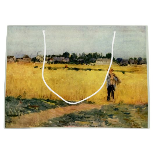 Graanveld (door Berthe Morisot) Groot Cadeauzakje (Voorkant)