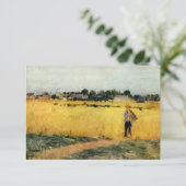 Graanveld (door Berthe Morisot) Kaart (Staand voorkant)