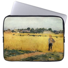 Graanveld (door Berthe Morisot) Laptop Sleeve