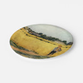 Graanveld (door Berthe Morisot) Papieren Bordje (Gekanteld)