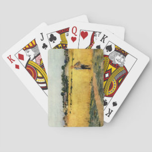 Graanveld (door Berthe Morisot) Pokerkaarten