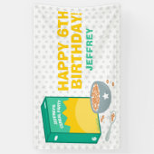 Graanvogels Partij Spandoek (Verticaal)