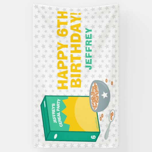 Graanvogels Partij Spandoek (Verticaal)