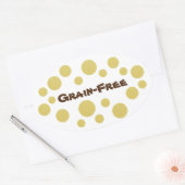 Graanvrije Pride Ovale Sticker (Envelop)