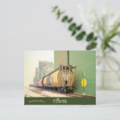 Graanwagens in Spirit River Alberta Canada Briefkaart (Staand voorkant)