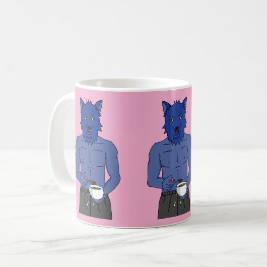 graanwolf koffiemok (Voorkant links)