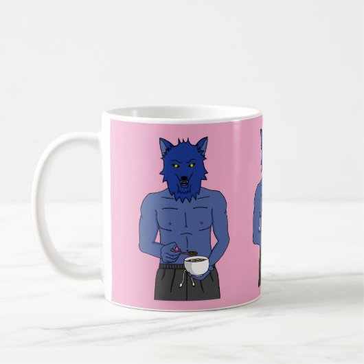 graanwolf koffiemok (Links)