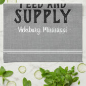 Graanzak voor gepersonaliseerde voedervoorziening theedoek (Gevouwen)