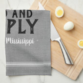 Graanzak voor gepersonaliseerde voedervoorziening theedoek (Quarter Fold)