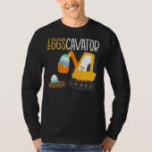 Graasgraafmachine voor eierpaasjagers Construct T-shirt (Voorkant)