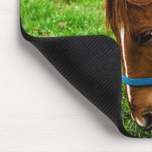 Graaskastanje met streep muismat (Hoek)