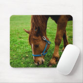 Graaskastanje met streep muismat (Met muis)