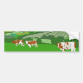 Graaskoeien Bumpersticker (Voorkant)