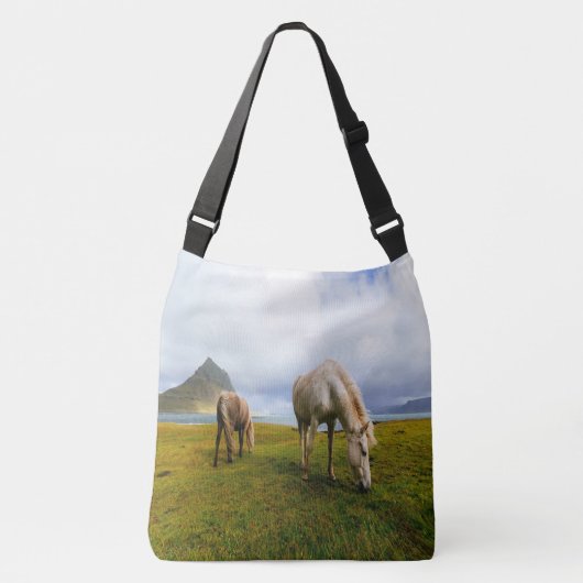 Graaspaarden Crossbody Tas (Voorkant)