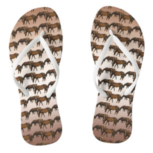 Graaspaarden Dierlijke Teenslippers