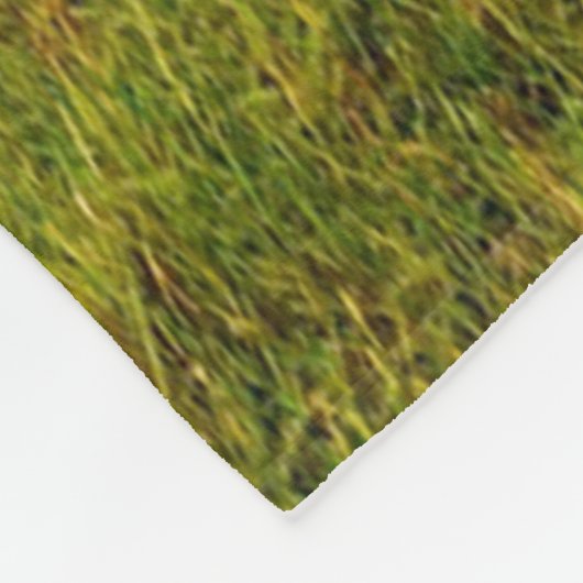 Graaspaarden Fleece Deken (Hoek)