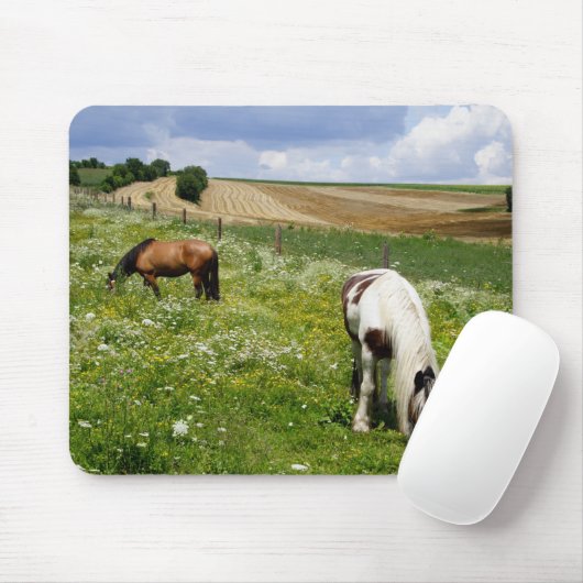 Graaspaarden Muismat (Met muis)