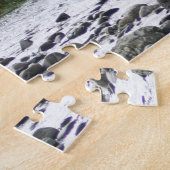 Graaspaarden puzzel legpuzzel (Zijkant)