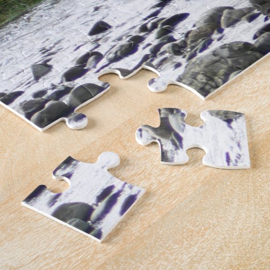 Graaspaarden puzzel legpuzzel (Zijkant)