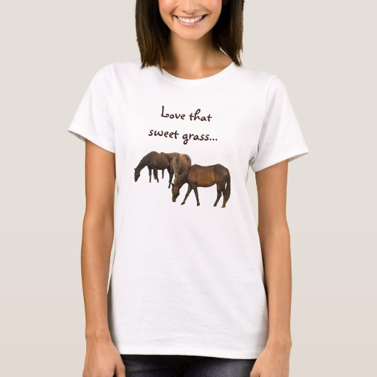 Graaspaarden T-shirt (Voorkant)