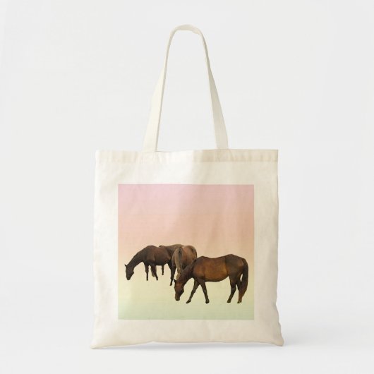 Graaspaarden Tote Bag (Voorkant)