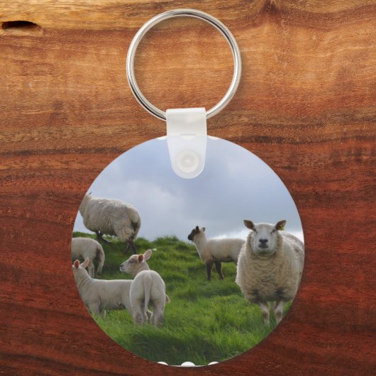 Graasschaap Sleutelhanger (Voorkant)