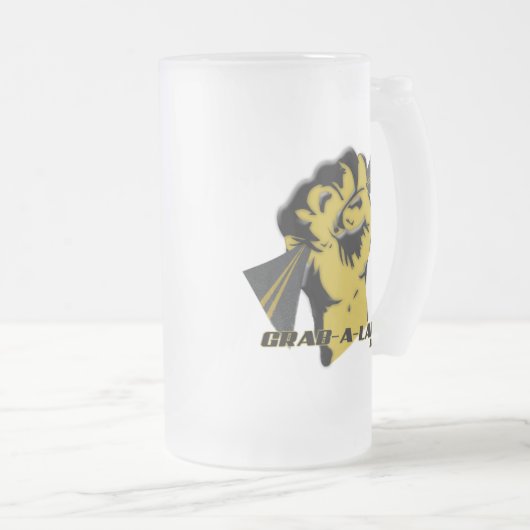GRAB-A-LANE BEER MOK 16oz (Voorkant rechts)