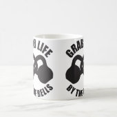 Grab Life by The Bells - Kettlebell Koffiemok (Center)