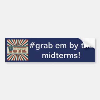 Grab me halverwege, stemming, nooit meer bumpersticker