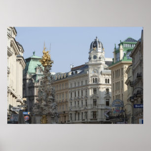 Graben, Wenen Oostenrijk Poster