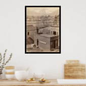 Grabill Mijnbouw Exchange en fotografie CO 1888 Poster (Keuken)