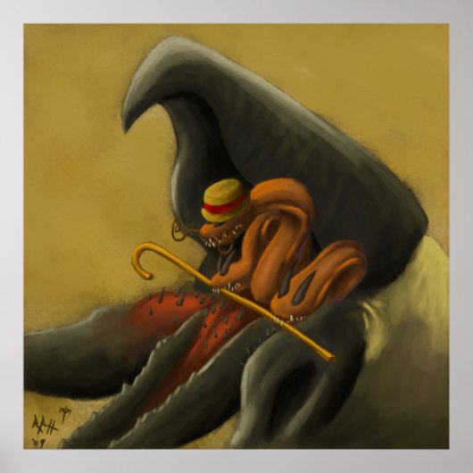 Graboid Barbershop Kwartet Poster (Voorkant)