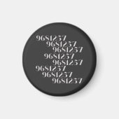 Grabovoi 9681257 Numbers Magneet (Voorkant)