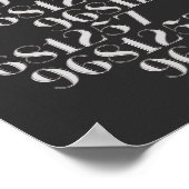 Grabovoi 9681257 Numbers Poster (Hoek)