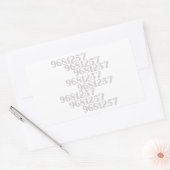 Grabovoi 9681257 Numbers Rechthoekige Sticker (Envelop)