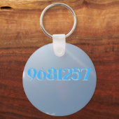 Grabovoi 9681257 Nummers in de hemel #2 Sleutelhanger (Voorkant)