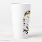 Grabovoi-nummers voor vrijheid van angst latte mok (Voorkant)