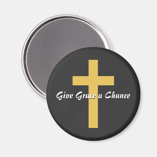 Grace a Chance geven Magneet (Voorkant / Achterkant)