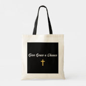 Grace a Chance geven Tote Bag (Achterkant)