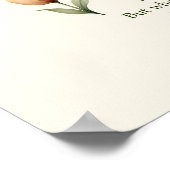 Grace abounds floral Christian wall art Poster (Hoek)