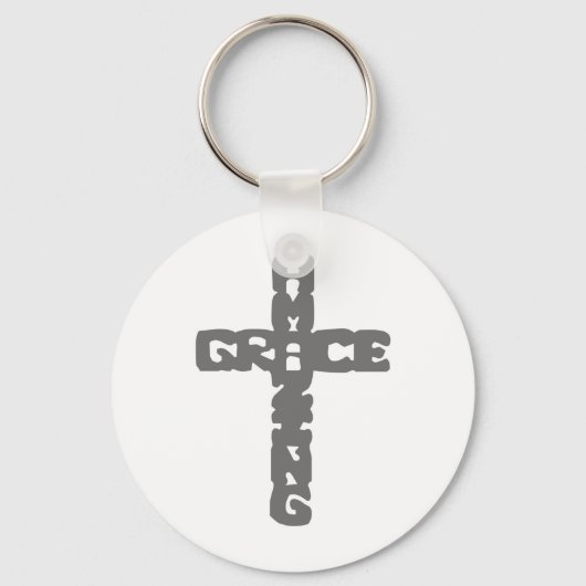 Grace-Amazing gris Sleutelhanger (Voorkant)